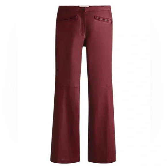 Perfect Moment H&M NWT
Burgundy boot-cut genuine leather pants - Picture 4 of 14